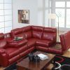 Red Leather Sectionals With Chaise (Photo 9 of 10)