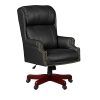 Leather Black Swivel Chairs (Photo 9 of 25)