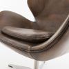 Espresso Leather Swivel Chairs (Photo 15 of 25)