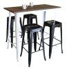 Dining Tables With Attached Stools (Photo 20 of 25)