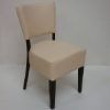 Cream Faux Leather Dining Chairs (Photo 12 of 25)