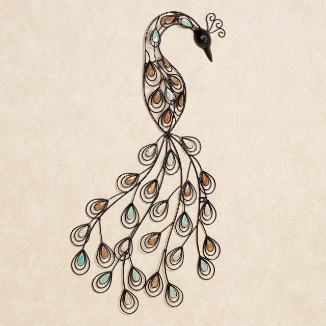 The 20 Best Collection of Peacock Metal Wall Art