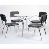 Retro Glass Dining Tables and Chairs (Photo 5 of 25)