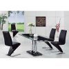 Black Glass Extending Dining Tables 6 Chairs (Photo 6 of 25)