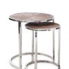 Mix Leather Imprint Metal Frame Console Tables (Photo 19 of 25)
