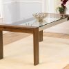 Glass Dining Tables With Oak Legs (Photo 22 of 25)