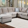 Divani Casa Arthur Modern Grey Fabric Sectional Sofa W/ Left Facing intended for Norfolk Grey 3 Piece Sectionals With Laf Chaise (Photo 6494 of 7825)