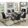 Candice Ii 7 Piece Extension Rectangular Dining Sets With Uph Side Chairs (Photo 24 of 25)