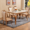 Laurent 7 Piece Rectangle Dining Sets With Wood Chairs (Photo 21 of 25)