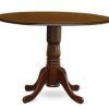 Round Pedestal Dining Tables With One Leaf (Photo 2 of 15)