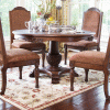 Jaxon 5 Piece Round Dining Sets With Upholstered Chairs (Photo 6 of 25)