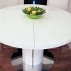 White Round Extending Dining Tables (Photo 13 of 25)