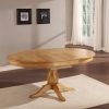 Round Extending Oak Dining Tables and Chairs (Photo 18 of 25)