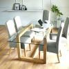 Oak and Glass Dining Tables and Chairs (Photo 9 of 25)