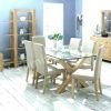 Oak Glass Top Dining Tables (Photo 17 of 25)