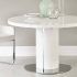 25 Inspirations White Gloss Round Extending Dining Tables