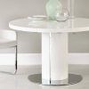 White Gloss Round Extending Dining Tables (Photo 1 of 25)