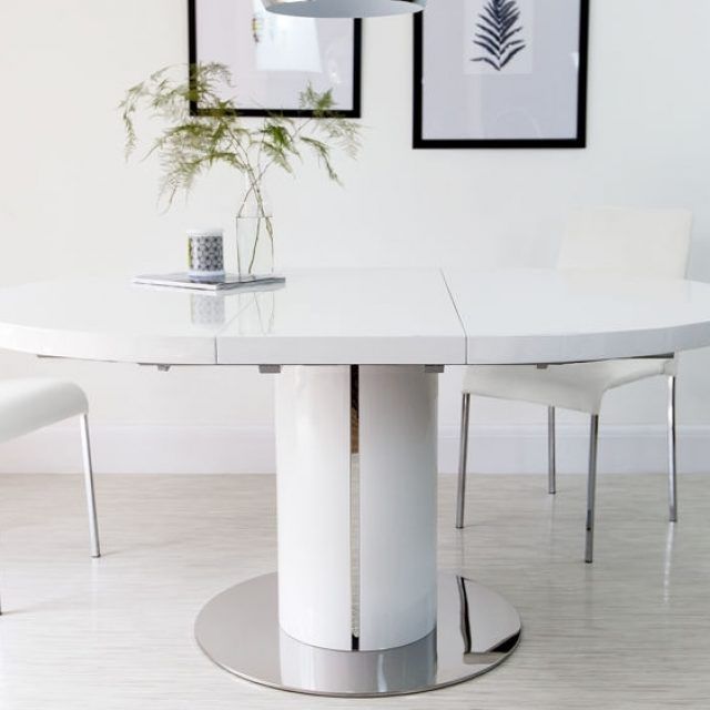 25 Photos Round White Dining Tables