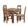 Oak Dining Tables and Fabric Chairs (Photo 18 of 25)