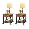 Rustic Country Tv Stands in Weathered Pine Finish (Photo 11 of 15)