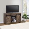 Modern Farmhouse Style 58" Tv Stands With Sliding Barn Door (Photo 6 of 15)