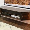 Modern Farmhouse Fireplace Credenza Tv Stands Rustic Gray Finish (Photo 11 of 15)