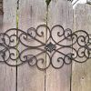 Outdoor Wrought Iron Wall Art (Photo 8 of 20)