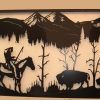 Western Metal Art Silhouettes (Photo 12 of 20)