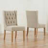 Oak Fabric Dining Chairs (Photo 4 of 25)