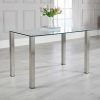 Brushed Metal Dining Tables (Photo 8 of 25)