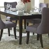 Jaxon 5 Piece Round Dining Sets With Upholstered Chairs (Photo 11 of 25)