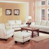 Off White Leather Sofa and Loveseat (Photo 2 of 20)