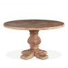 Reclaimed Teak and Cast Iron Round Dining Tables (Photo 12 of 15)