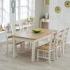 Cream and Oak Dining Tables (Photo 18 of 25)