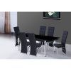 Glass Extendable Dining Tables and 6 Chairs (Photo 2 of 25)