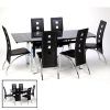 Black Extendable Dining Tables and Chairs (Photo 16 of 25)