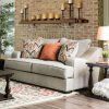 2Pc Polyfiber Sectional Sofas With Nailhead Trims Gray (Photo 11 of 15)