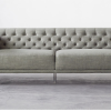 Gneiss Modern Linen Sectional Sofas Slate Gray (Photo 6 of 15)