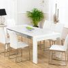 White Gloss Dining Tables and 6 Chairs (Photo 14 of 25)