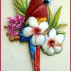 Bird Macaw Wall Sculpture (Photo 9 of 15)