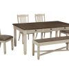 Craftsman 5 Piece Round Dining Sets With Uph Side Chairs (Photo 4 of 25)