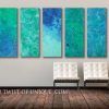 Blue Green Abstract Wall Art (Photo 8 of 20)