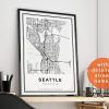 Seattle Map Wall Art (Photo 2 of 20)