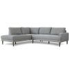 102" Stockton Sectional Couches With Reversible Chaise Lounge Herringbone Fabric (Photo 11 of 15)