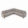102" Stockton Sectional Couches With Reversible Chaise Lounge Herringbone Fabric (Photo 6 of 15)