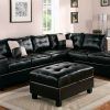 Black Leather Sectionals With Ottoman (Photo 3 of 10)