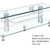 Clear Glass Tv Stand (Photo 12 of 20)