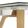 Glass Dining Tables With Oak Legs (Photo 19 of 25)