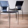 Chrome Leather Dining Chairs (Photo 3 of 25)
