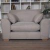 3 Seater Sofa and Cuddle Chairs (Photo 6 of 20)